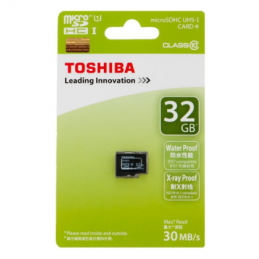 TOSHIBA MICROSD 32GB Class 10 SPEED 30MBPS/MICRO SDHC Original GARANSI