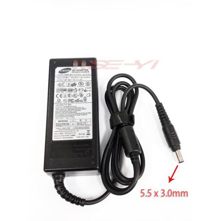 Adaptor Samsung 19v 3.16A 60W 5.5*3.0mm  X460 X360 R710 R60 R510 Q70 Q68 Q45 Q43 P35 P30