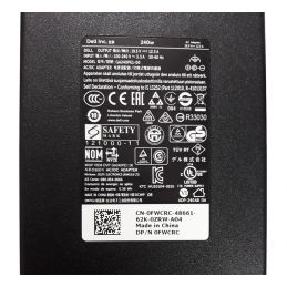 Adaptor Charger Dell 19.5V 12.3A (7.4x5.0)