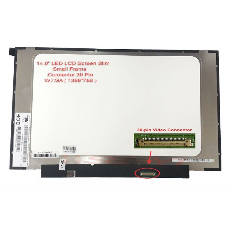 LED LCD 14.0 Slim 30 Pin Small Frame NT140WHM-N44 V8.0 Non Kuping LED LCD 14.0 Slim 30 Pin Small Frame NT140WHM-N44 V8.0 Non Kuping